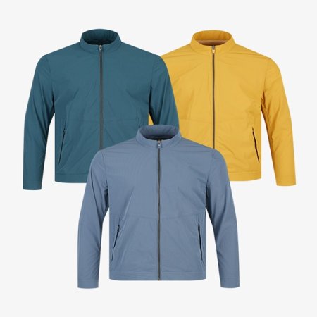 봄 폴리 써커 점퍼