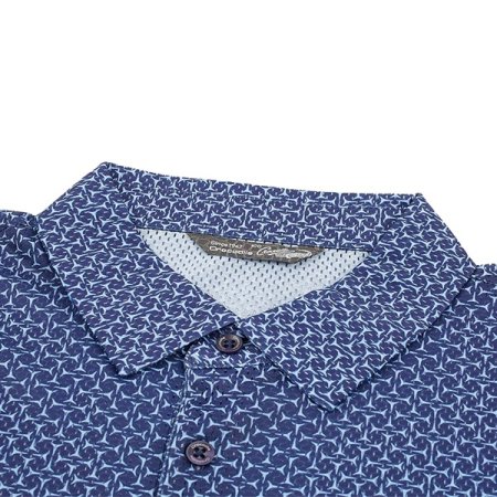 메시 원단 올오버 카라티