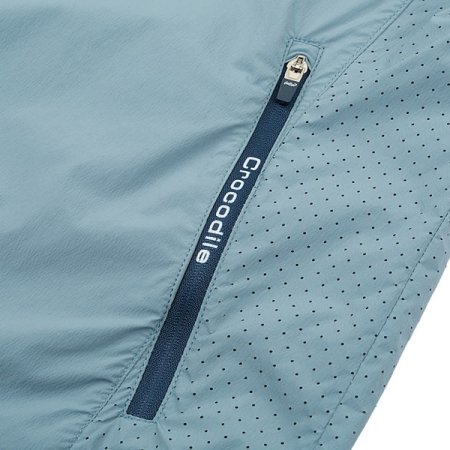 나일론 스판 솔리드 펀칭 점퍼