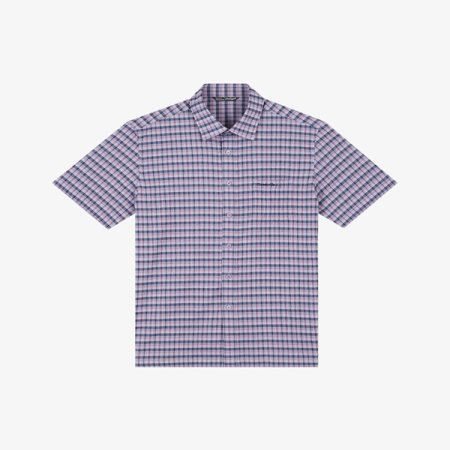 약써커 시그니처 체크 반팔 남방