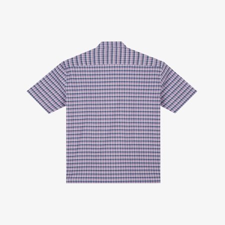 약써커 시그니처 체크 반팔 남방