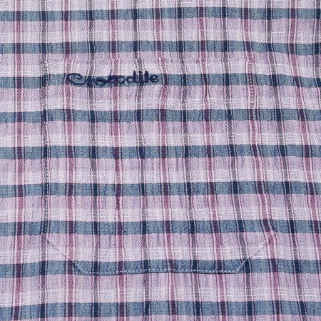 약써커 시그니처 체크 반팔 남방