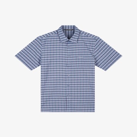 약써커 시그니처 체크 반팔 남방