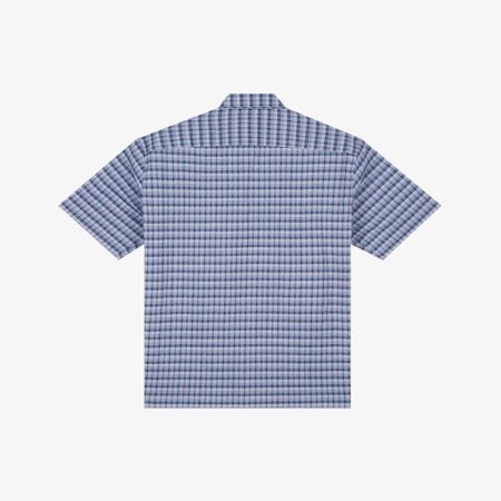 약써커 시그니처 체크 반팔 남방