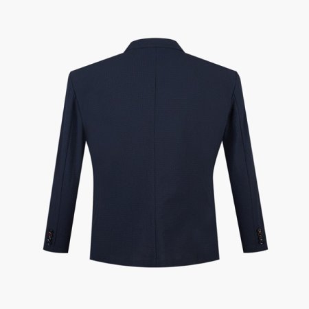 써커 린넨 라이크 콤비 자켓