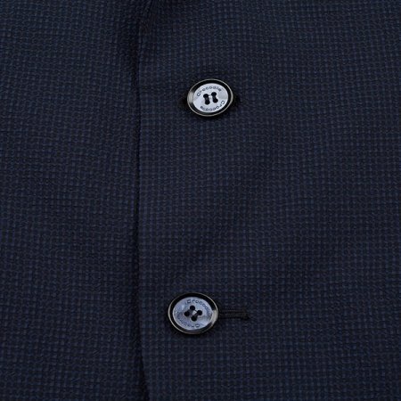 써커 린넨 라이크 콤비 자켓