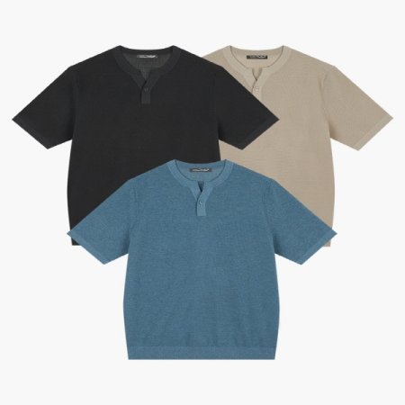 여름 오픈형 라운드 니트