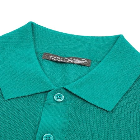 여름 조직 폴로형 니트