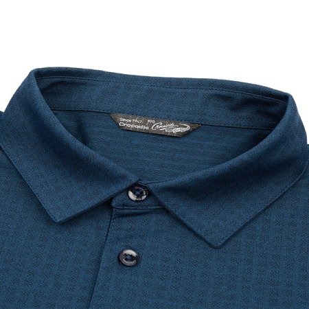 나일론 메쉬 자카드 카라 티셔츠