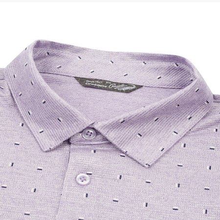 리플조직 올오버 프린트 카라 티셔츠