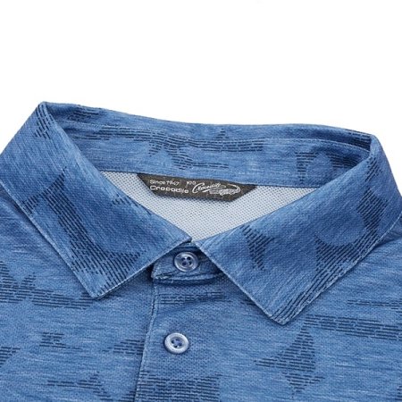 플라워 패턴 폴리 스판 티셔츠