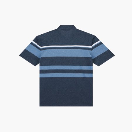 피케 분할 패턴 카라 티셔츠