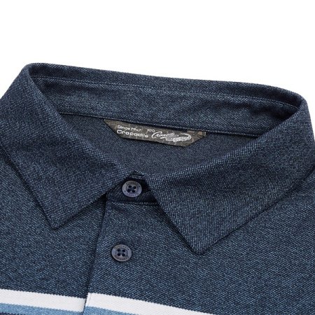 피케 분할 패턴 카라 티셔츠