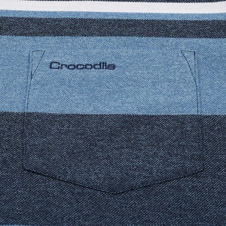 피케 분할 패턴 카라 티셔츠