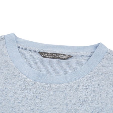 야자수 프린트 라운드 티셔츠