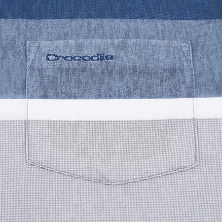 한기장 프린트 카라 티셔츠