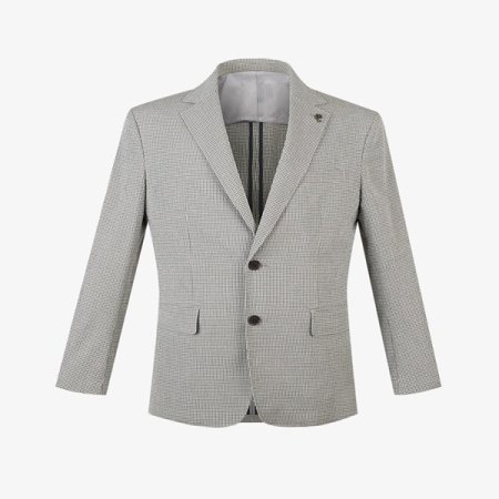 여름 린넨 콤비 자켓