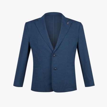 여름 캐주얼 선염 써커 자켓