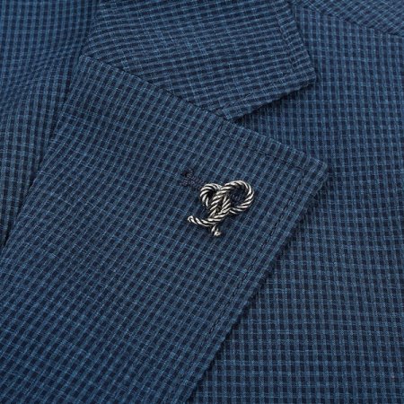 여름 캐주얼 선염 써커 자켓