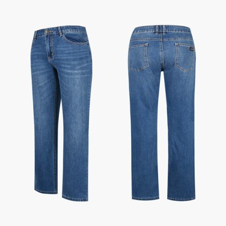 봄 인디고 블루 데님 팬츠