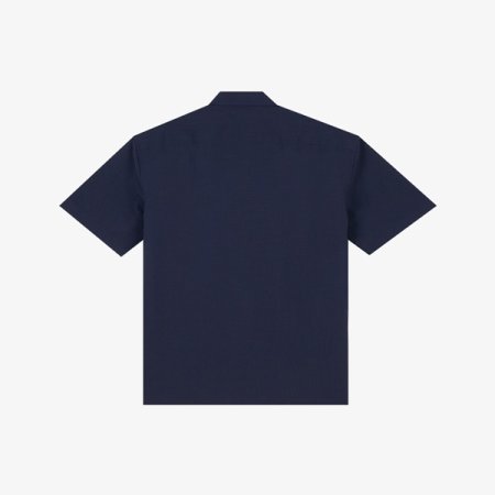 린넨 터치 강연 솔리드 반팔 남방