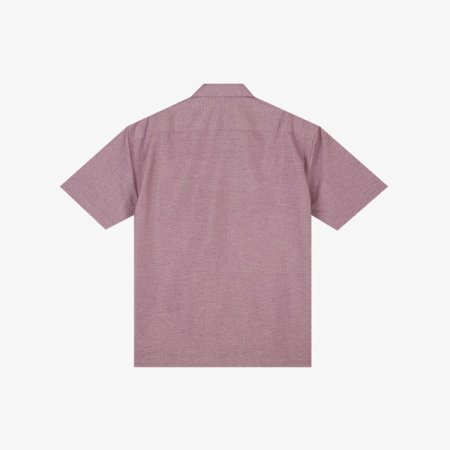 솔리드 카치온 올오버 반팔 남방