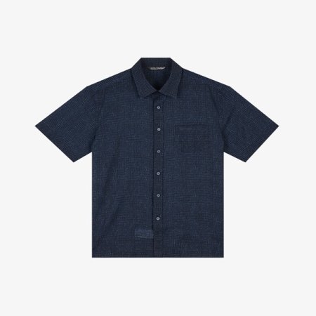 스포티 써커 캐주얼 반팔 남방