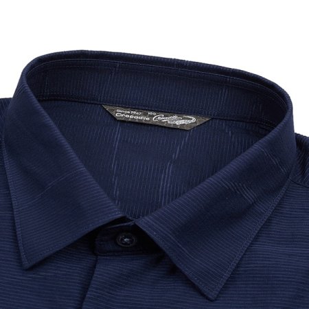 자카드 물결 패턴 반팔 남방