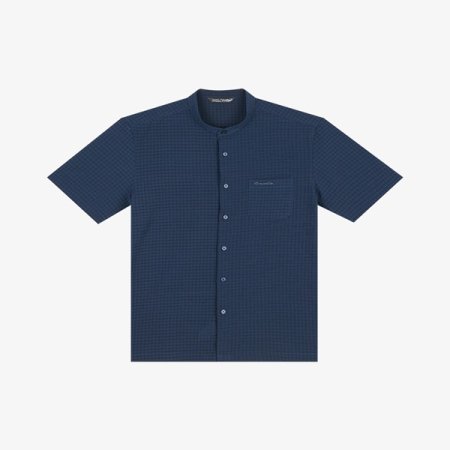 약써커 차이나 카라 반팔 남방