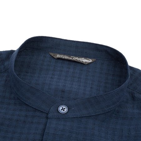 약써커 차이나 카라 반팔 남방