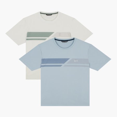 허니 엠보 원포인트 라운드티