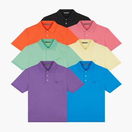 피케이 솔리드 카라 티셔츠