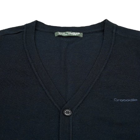 시그니처 이중 우수 브이넥 가디건