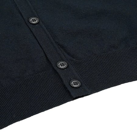 시그니처 이중 우수 브이넥 가디건