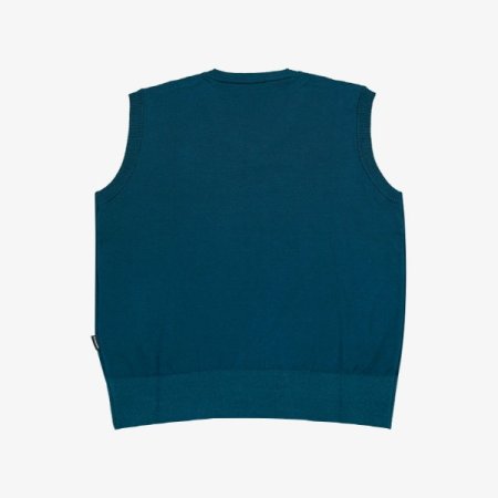 시그니처 피케 조직 브이넥 베스트