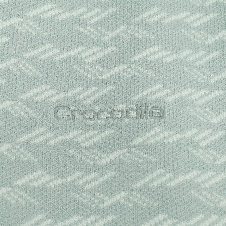 올오버 자카드 하프 집업 니트