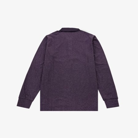 폴리 혼방 기모 자카드 폴로티