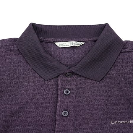 폴리 혼방 기모 자카드 폴로티