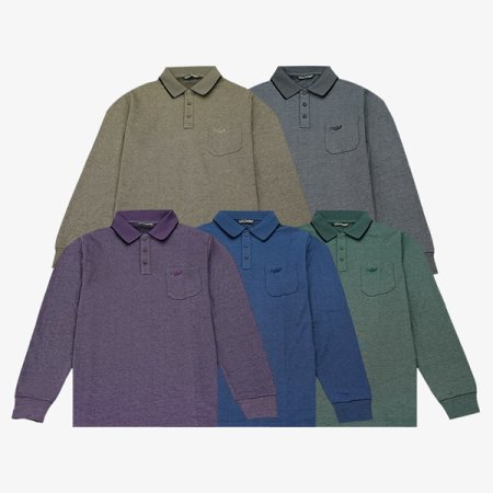 피케 조직 투톤 자카드 요꼬 카라티