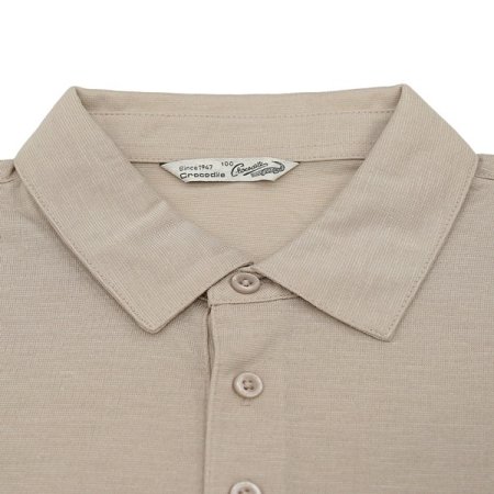 레이온 혼방 스트라이프 폴로 티셔츠