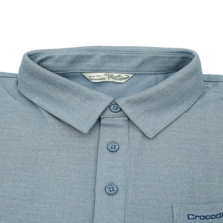 코트나 원사 스트라이프 카라 티셔츠