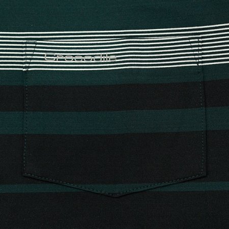 한기장 스트라이프 카라 티셔츠