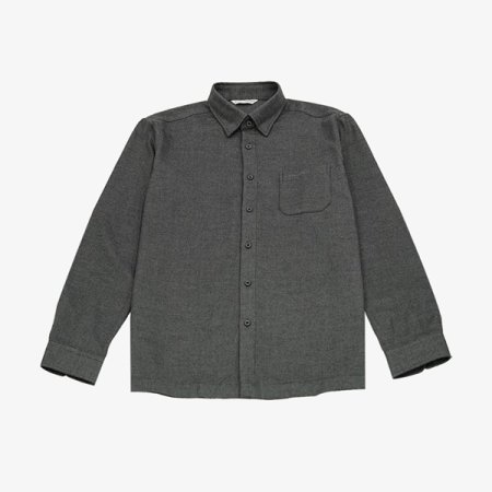 솔리드 울라이크 잔조직 노멀핏 남방