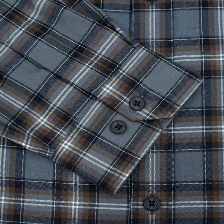 면 중체크 캐주얼 노멀핏 남방