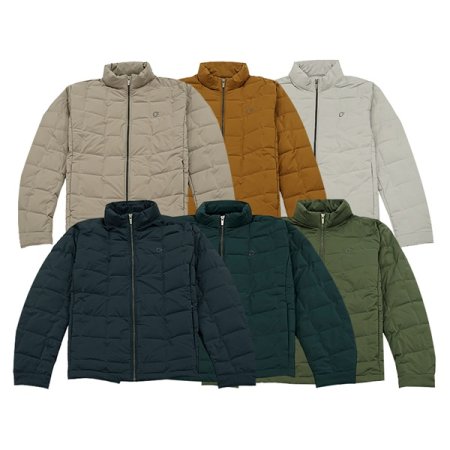 초경량 사각 무봉제 구스 다운 패딩