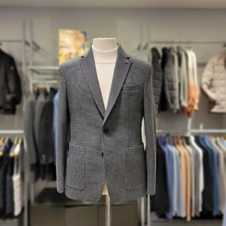 선염 울조직 클래식 캐주얼 자켓