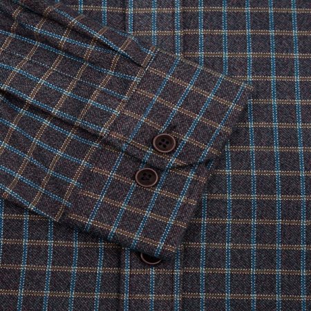 노멀 약피치 윈도우 체크 노멀핏 남방