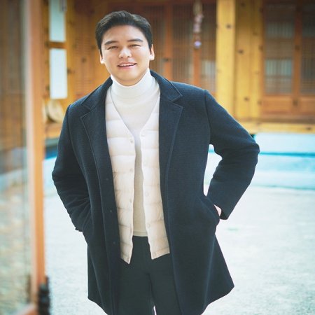 크로커다일 차이나 코트 울 혼방 셔닝 솔리트