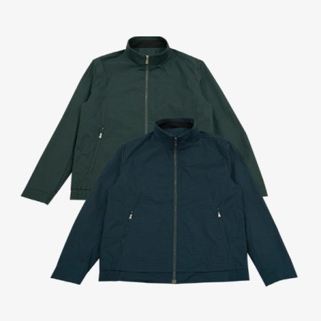 모노 패턴 프린트 점퍼