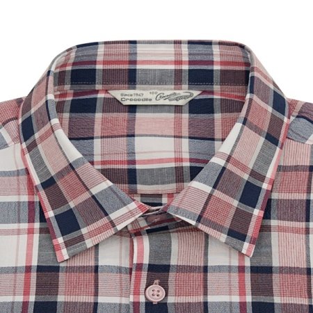 목사 포인트 써커 긴팔 남방